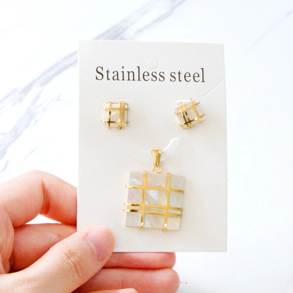 LUXUKISSKIDS Trendy Jewellery Sets Stainless Steel