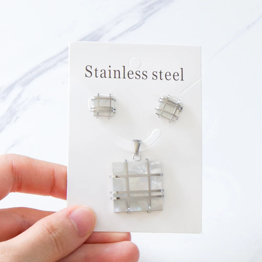 LUXUKISSKIDS Trendy Jewellery Sets Stainless Steel
