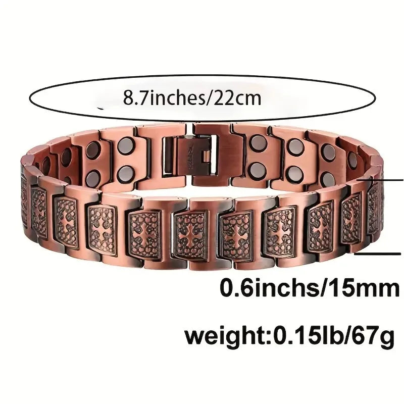 Men's Copper Magnetic Bracelet