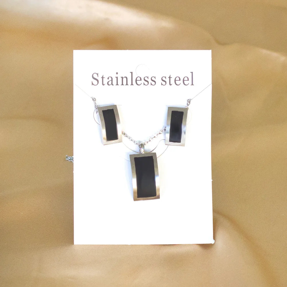 LUXUKISSKIDS Trendy Jewellery Sets Stainless Steel