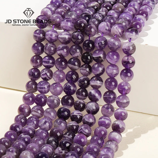 Natural Dark Purple Dream Amethysts Beads