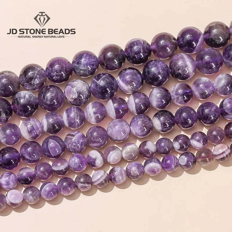 Natural Dark Purple Dream Amethysts Beads