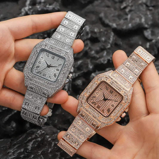 Classic Luxury Business Men's Steel Strap  Wristwatch