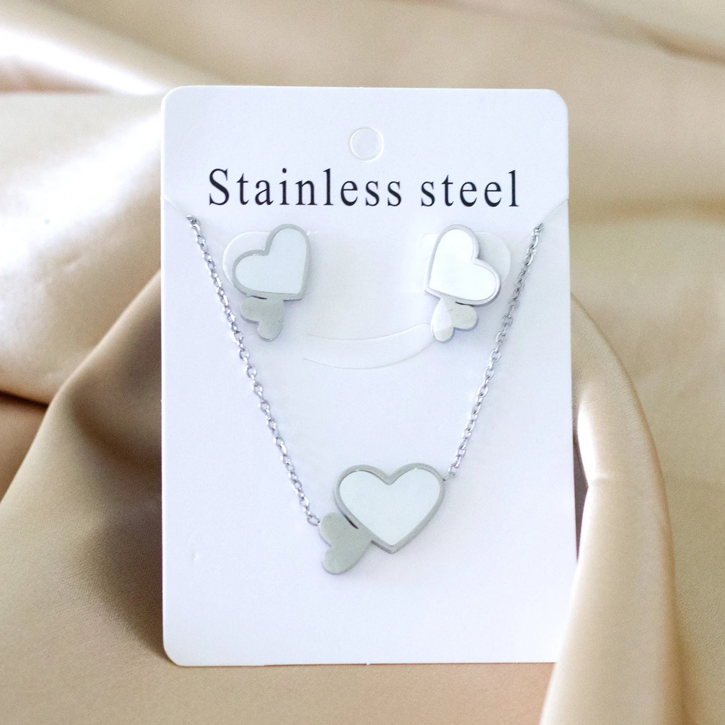 LUXUKISSKIDS Trendy Jewellery Sets Stainless Steel