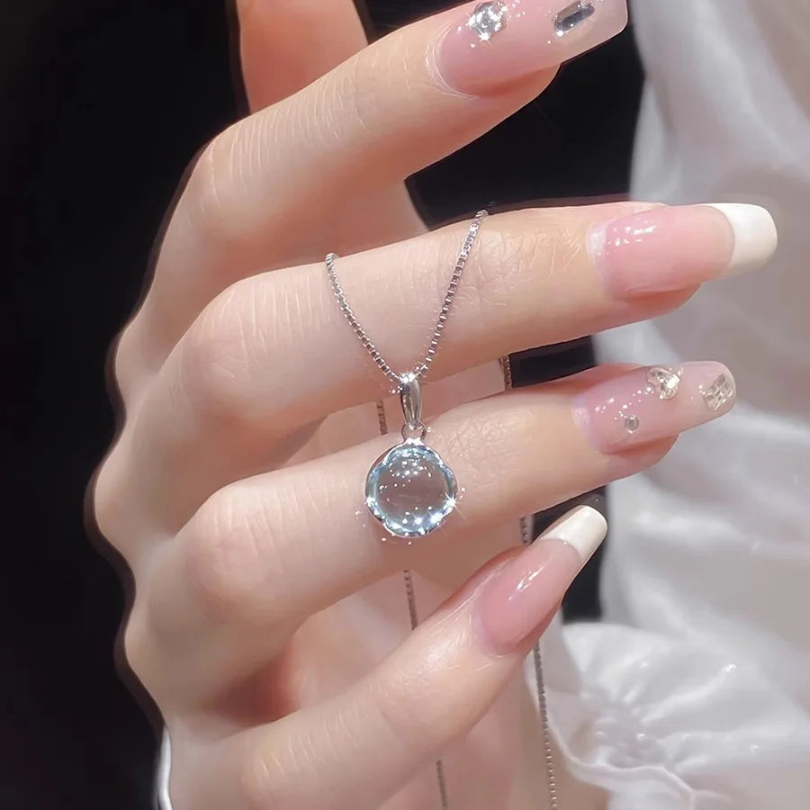Rhinestone Pendant Necklace