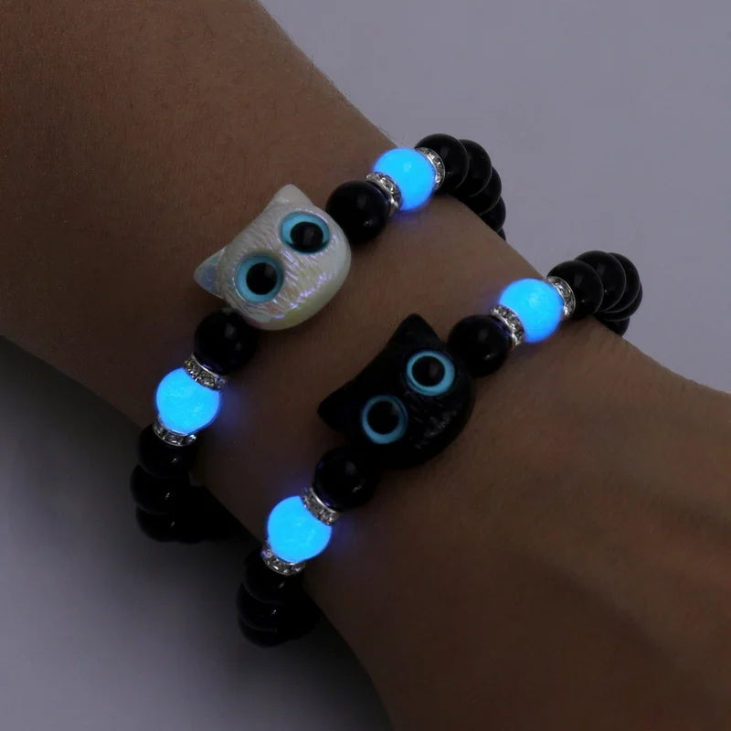 Cat Luminous Necklace Glow In The Dark Pendant