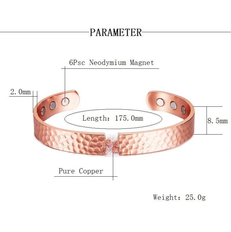 Magnetic Pure Copper Bracelets