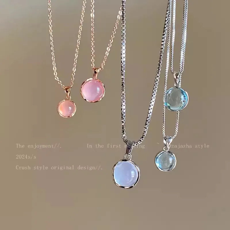 Rhinestone Pendant Necklace