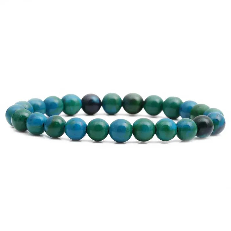 Natural Stone Beads Bracelet Round Diabetes Relief Bracelet Healing Lose Weight Jewelry